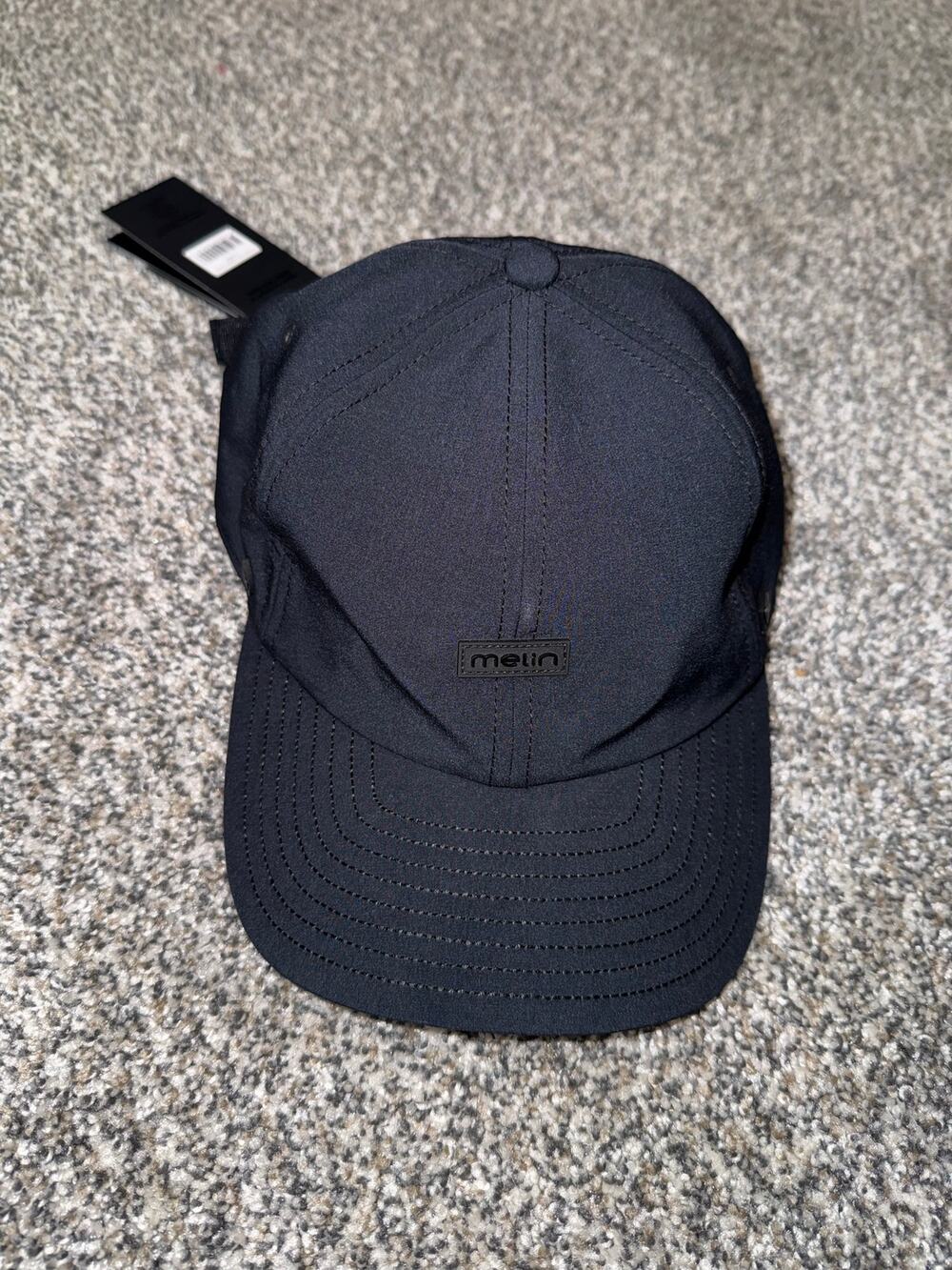 Melin Hydro The Legend Black Classic Performance Hat Cap NWT
